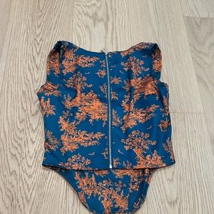 Miaou Campbell corset top marmalade toile Small